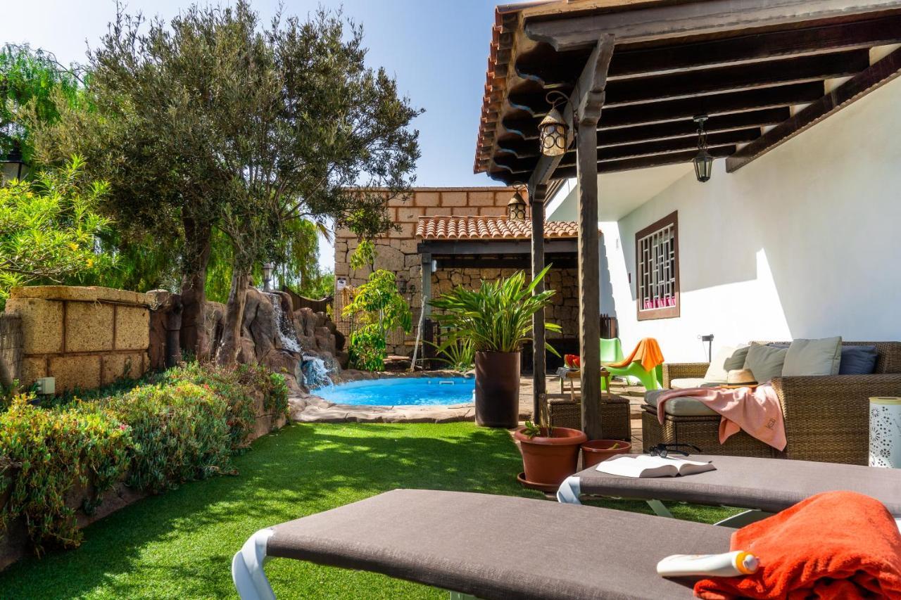 Deluxe Villa Bella Vita Air Con & Heated Pool, Tenerife South Chayofa Bagian luar foto